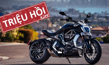 Thế giới 2 bánh: Triệu hồi Ducati X-Diavel vì nguy cơ gặp tai nạn vì chân chống bên